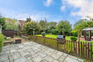 Rear hardstanding/vegetable garden- click for photo gallery